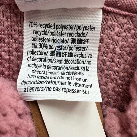 PINK Victoria's Secret Varsity Sherpa Half Zip Pullover - Picture 4 of 4